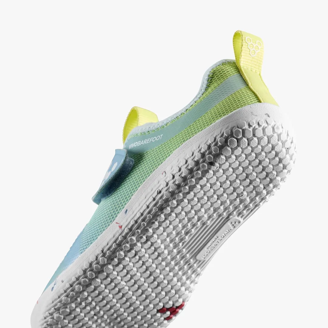 Кроссовки Vivobarefoot Primus Sport IV — для дошкольников, светлый голубовато-зелёный, фото 7