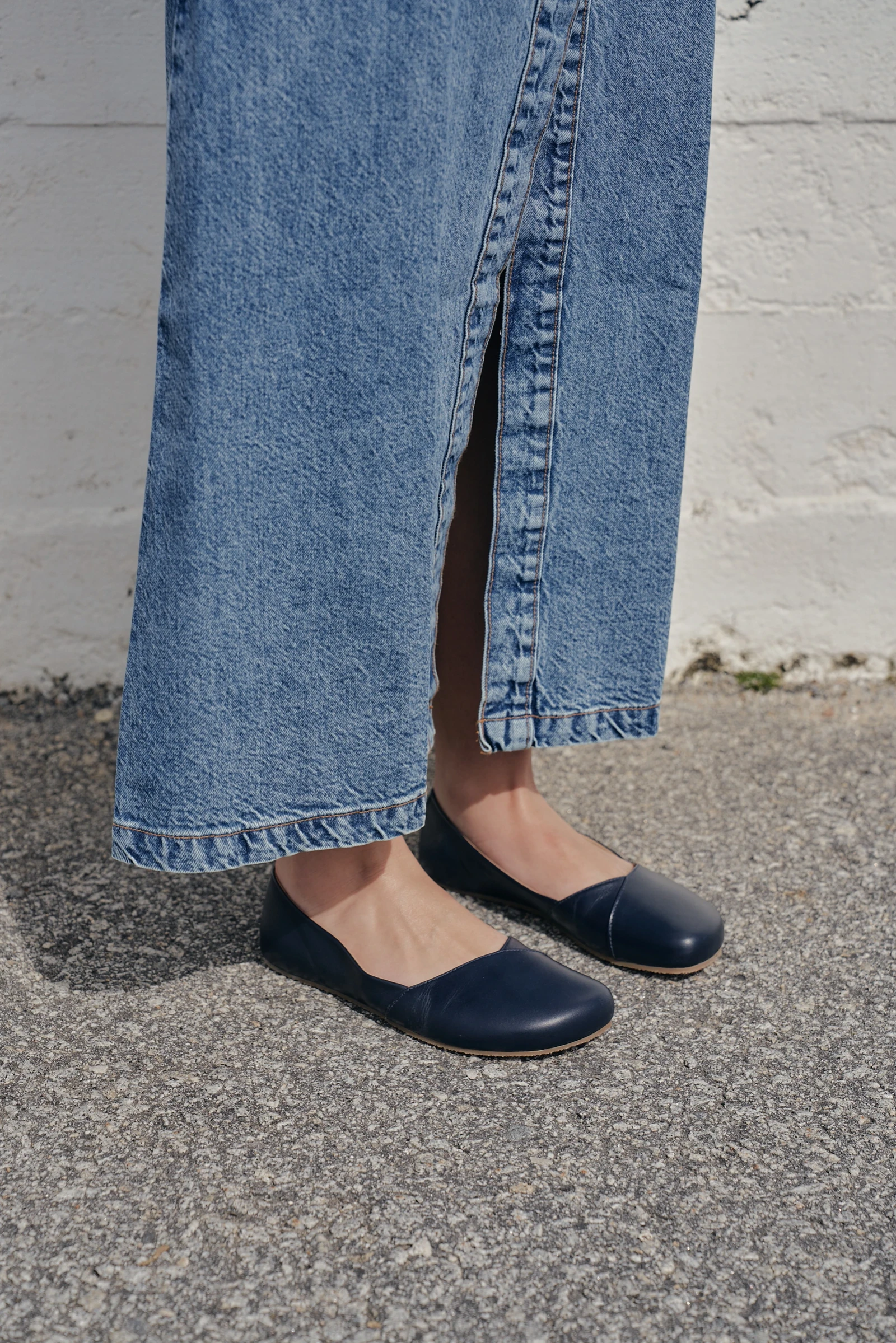Босоногие балетки Shapen PEONY — тёмно-синий, фото 9