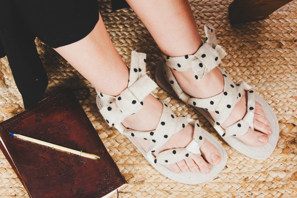 Босоногие сандалии Sambas the bambas Ceres — светлые, фото 21